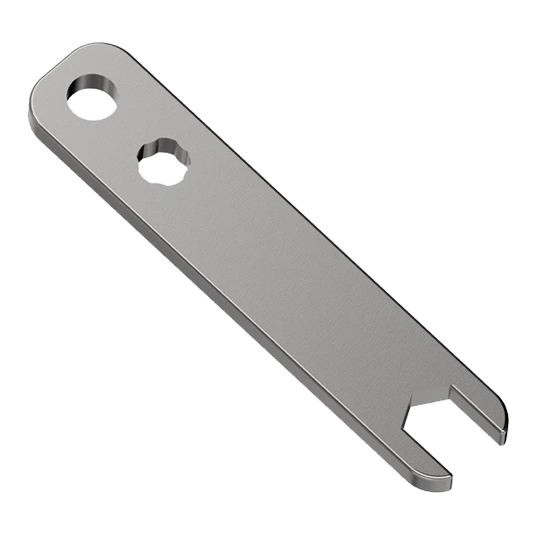 Herramienta de destornillador de punta Caliburn EVO Auf dem Bild ist ein weiteres Ansicht des Point Driver Tool Lite zu sehen. Es handelt sich um ein Hilfswerkzeug für Dartspieler.