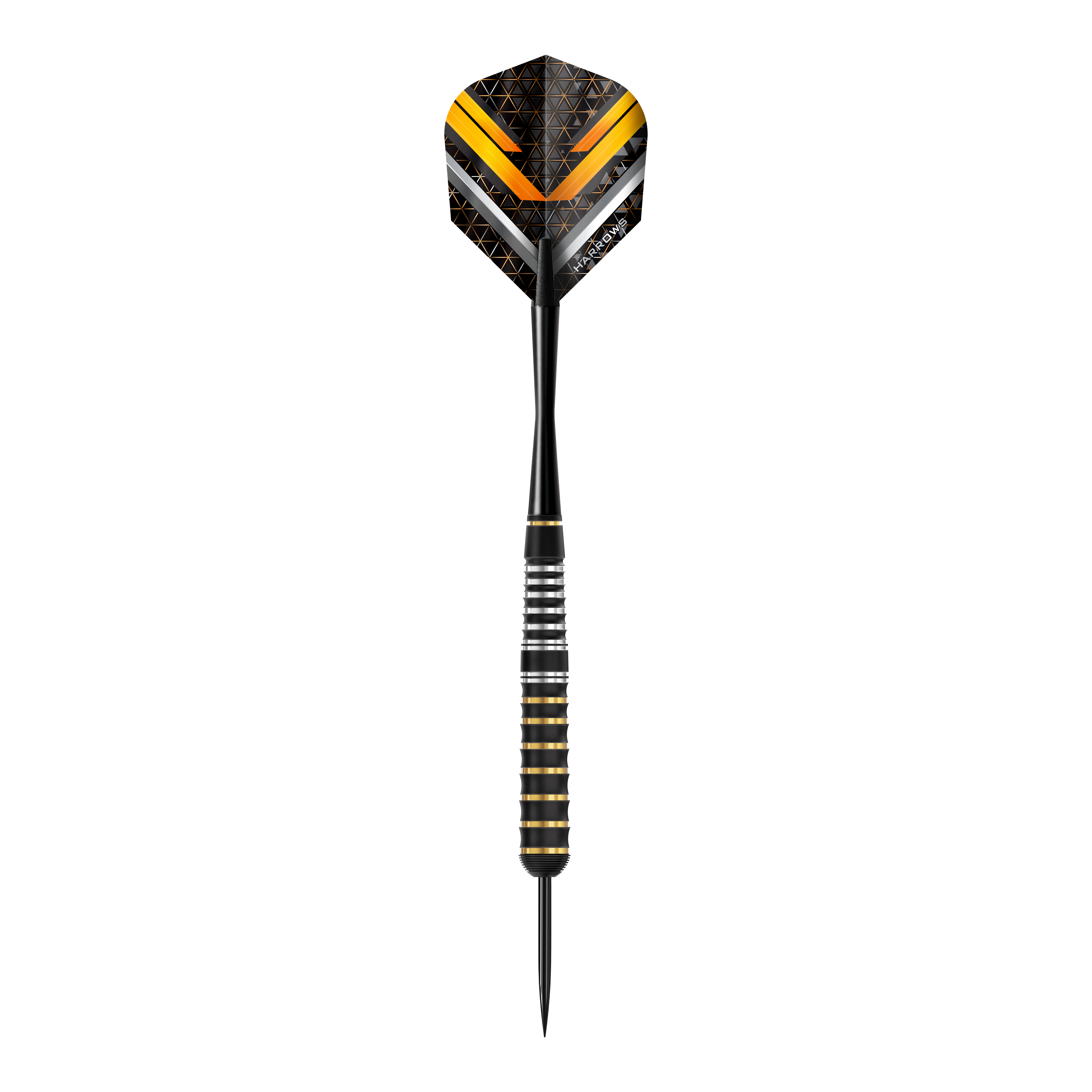 Ocelové šipky Harrows Vulcan Auf dem Foto sind Harrows Vulcan Steeldarts zu sehen. Sie zeichnen sich durch ihr modernes Design aus.