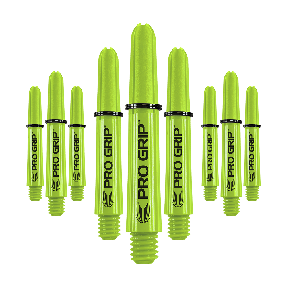 Aste Target Pro Grip - 3 set - Verde lime
