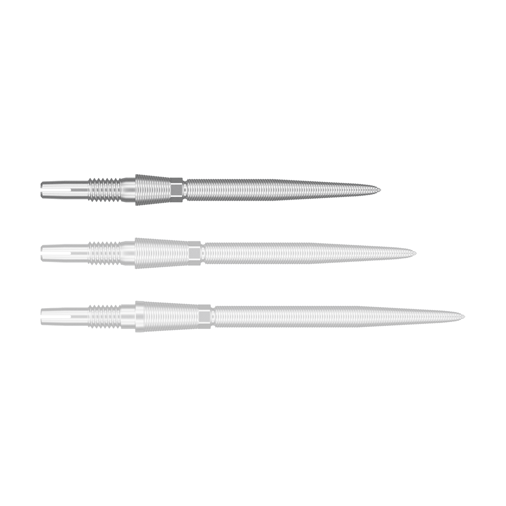 Target Swiss Storm Nano Point Dart Tips - Silver