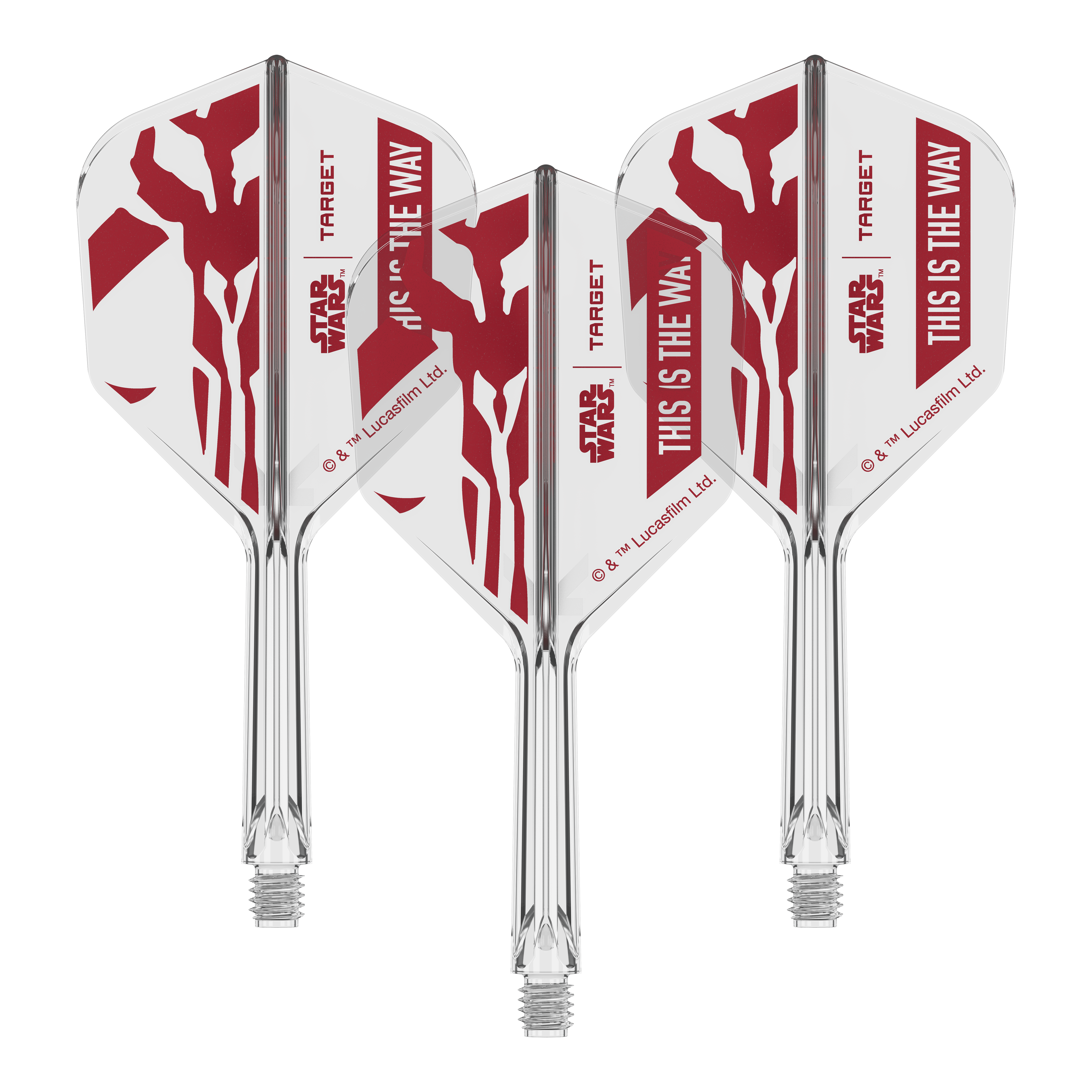 Target Star Wars K-Flex-Set Mandalorian No6 Flights Abgebildet ist das Produkt 410624_Target_StarWars_K-Flex_ThisIsTheWay_No6_Flights_26mm_2b. Das Motiv orientiert sich vermutlich an 'This Is The Way' aus Star Wars.