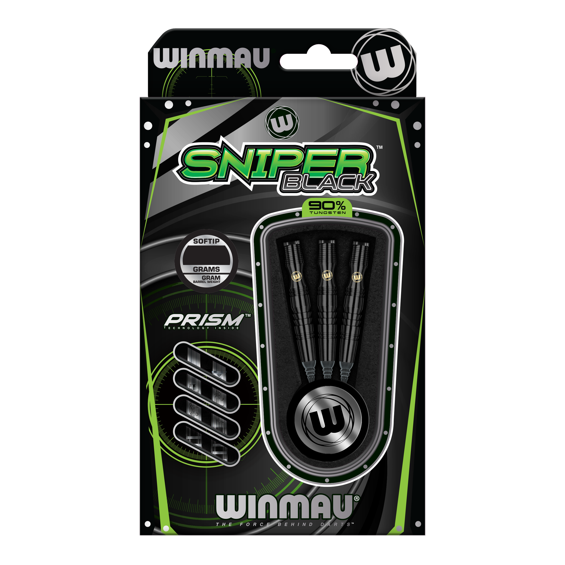 Winmau Sniper Black Softdarts - 20g