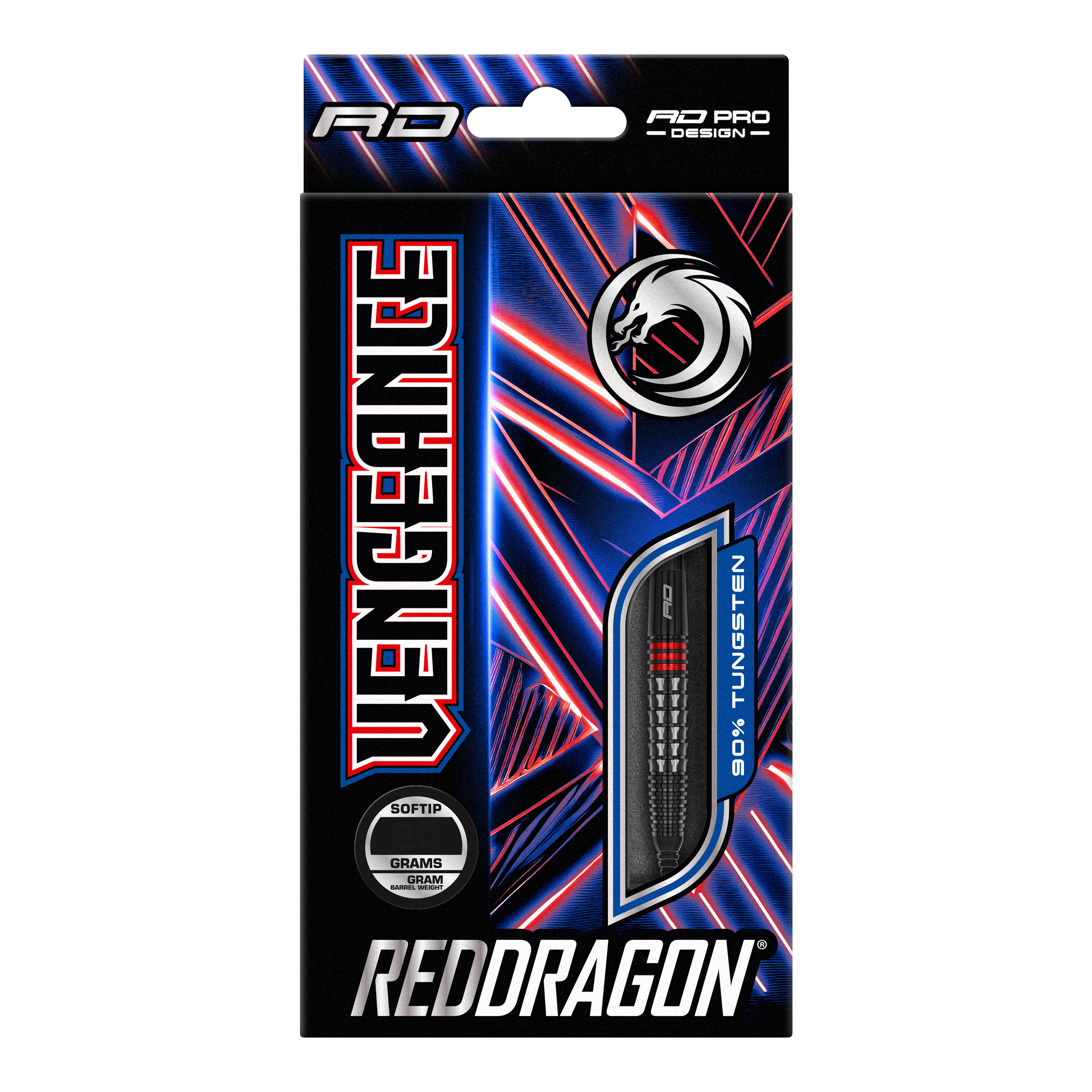 Fléchettes souples rouges Red Dragon Vengeance - 20 g