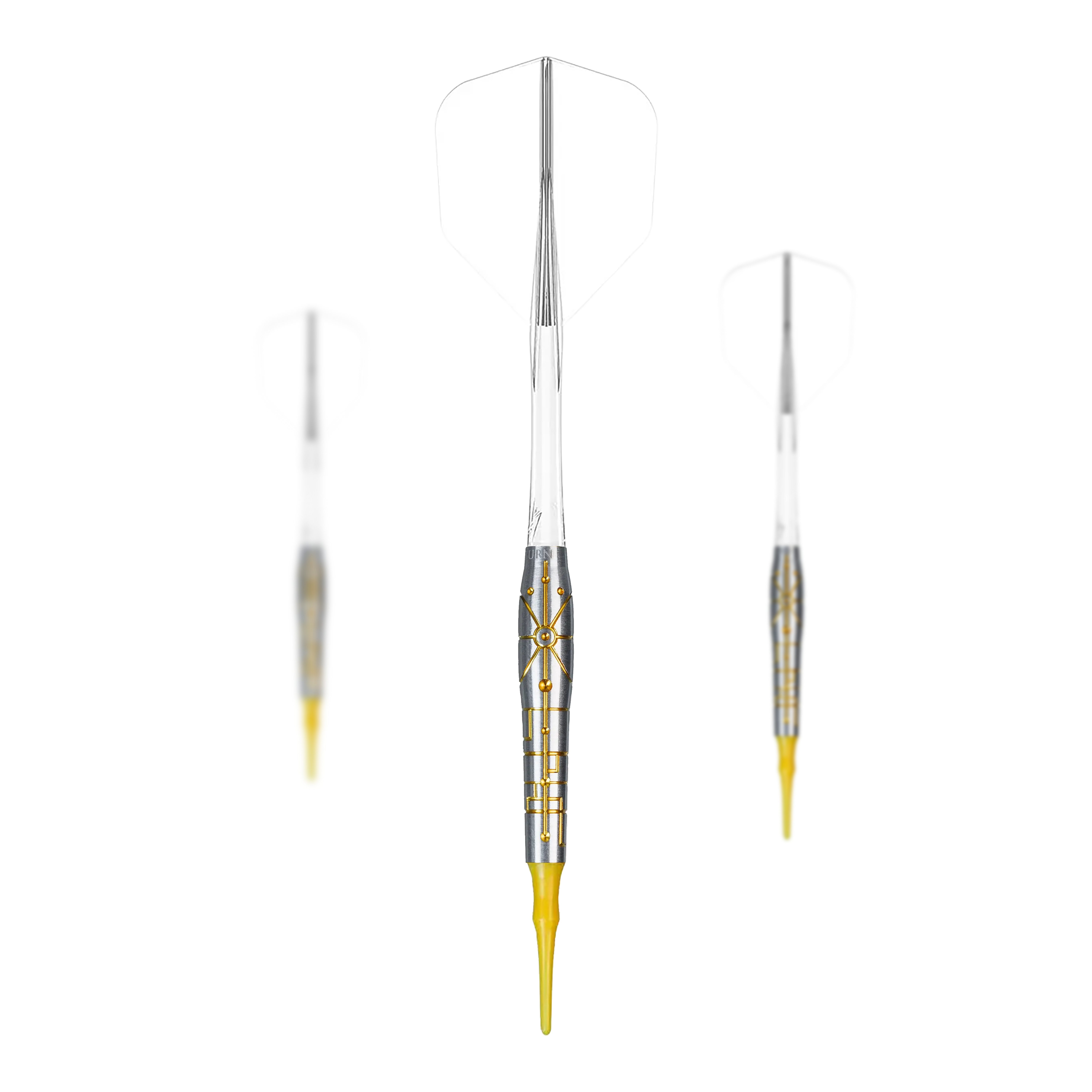 Miękkie lotki Caliburn Starships Series Falcon - 20 g Hier ist das Set Caliburn Starships Series Falcon Softdarts - 20g abgebildet. Es handelt sich um Softdarts in einer 20g-Ausführung.