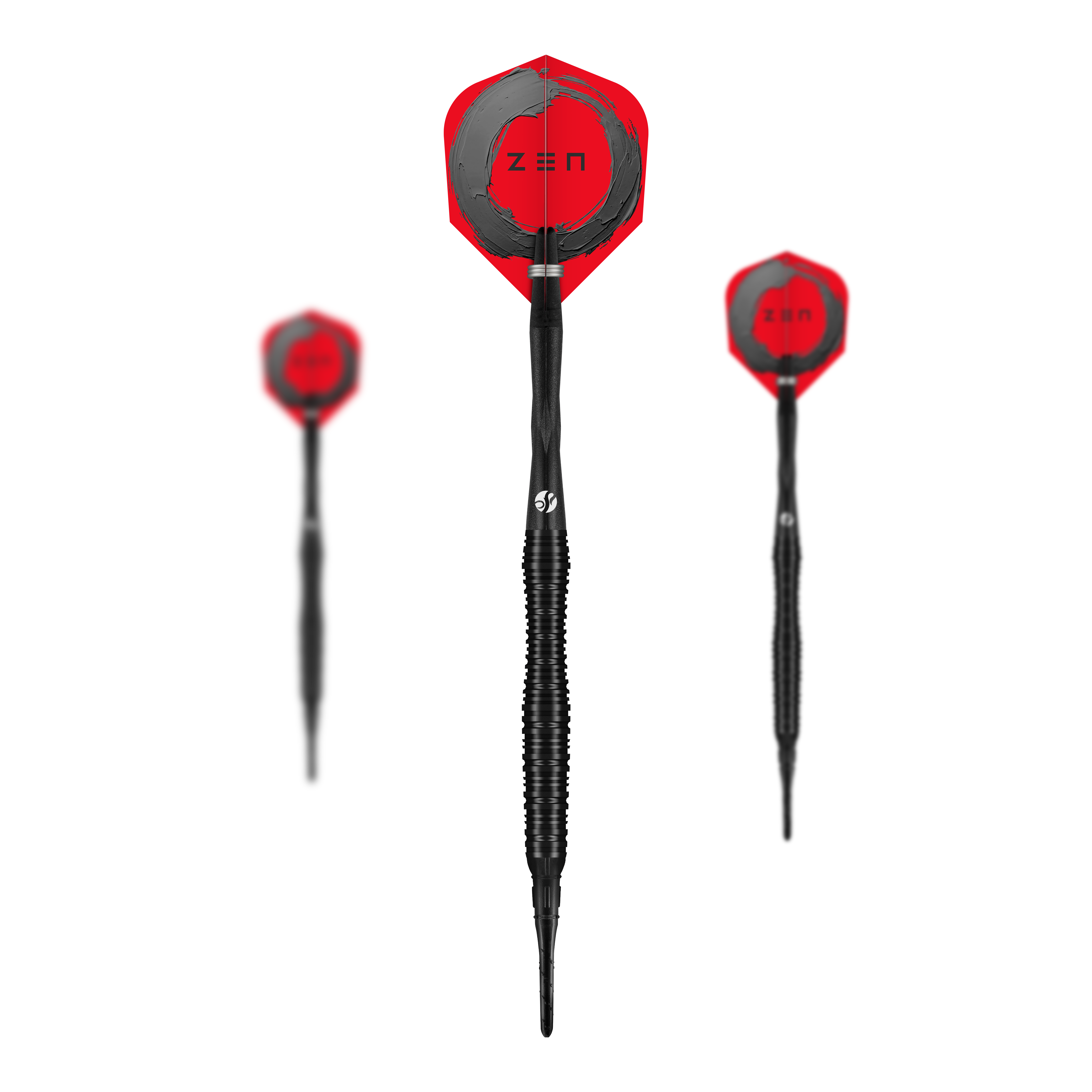 Fléchettes souples Shot ZEN Scallop - 20 g Hier ist ein Set Shot ZEN Scallop Softdarts mit je 20 Gramm gezeigt. Das Set beinhaltet mehrere Softdarts in ansprechendem Stil.