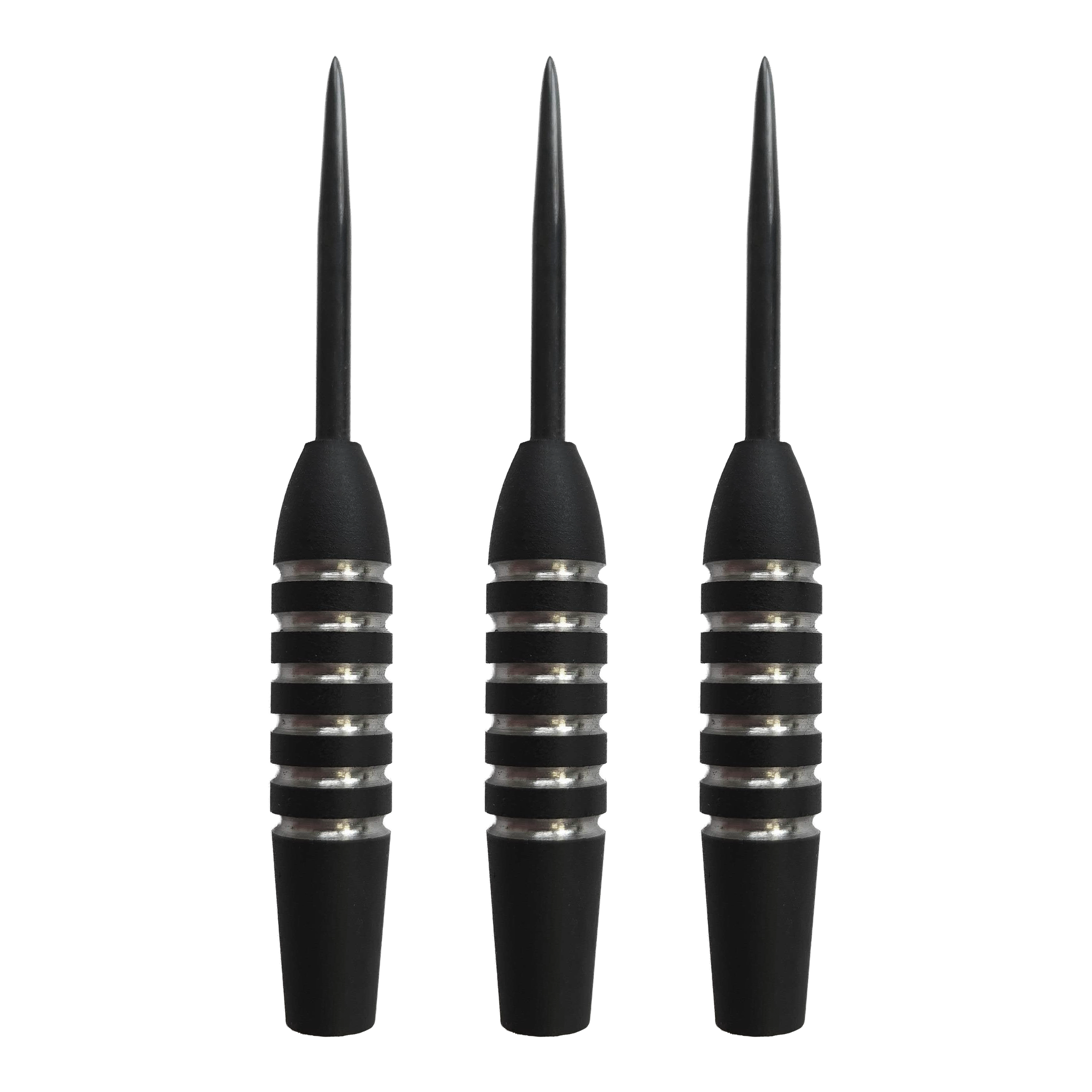 McDart Void 2 Steeldart-Barrels - 23g Auf dem Bild ist das Set McDart Void 2 Steeldart-Barrels - 23g zu sehen. Es handelt sich um eine Nahaufnahme der Steeldart-Barrels als Set.