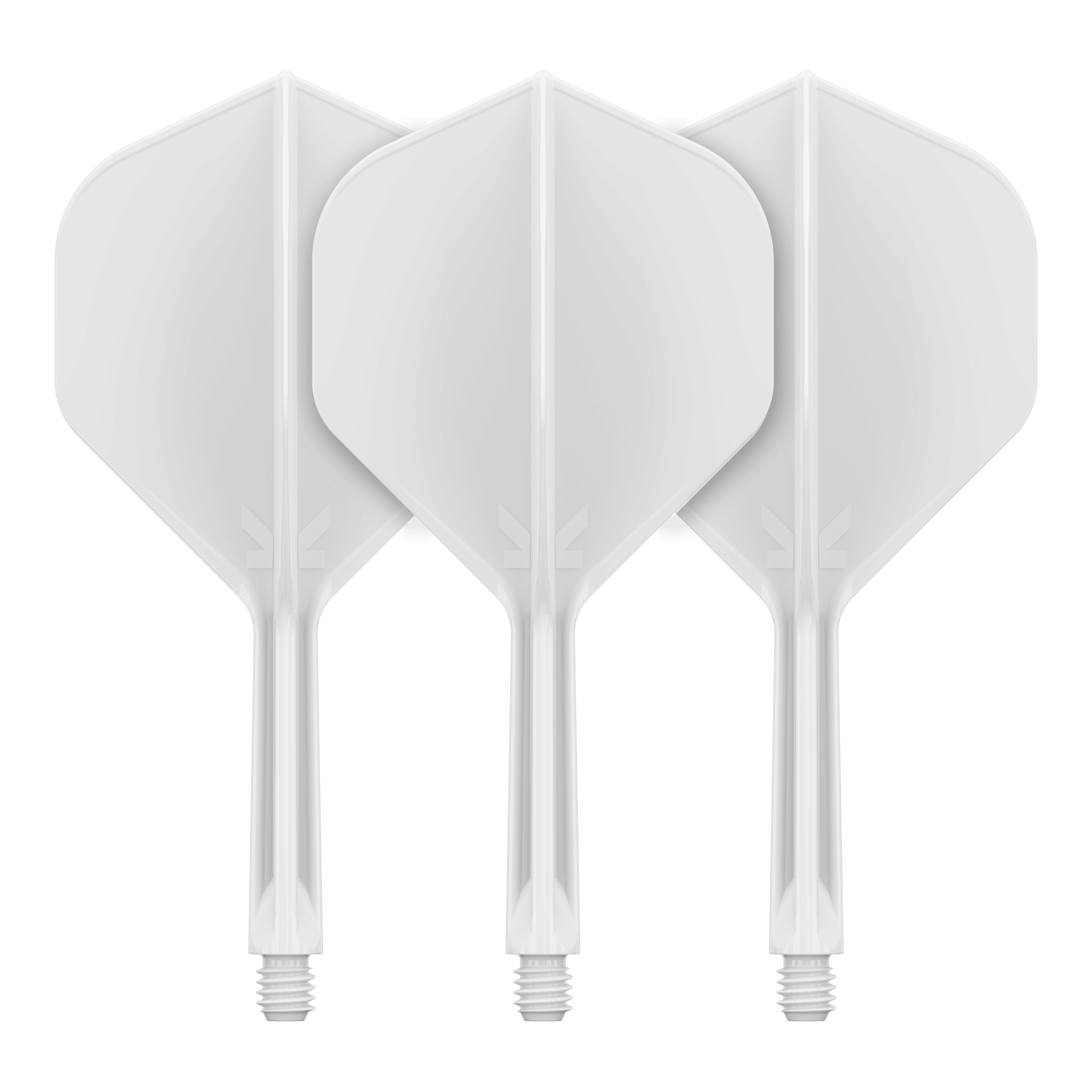 System lotu Target K-Flex No2 Standard – biały Abgebildet ist ein Produkt mit dem Namen 410023_Target_K-Flex_No2_Standard_Flights_Weiss_26mm_2. Es handelt sich wahrscheinlich um weiße Standard-Flights für Darts.