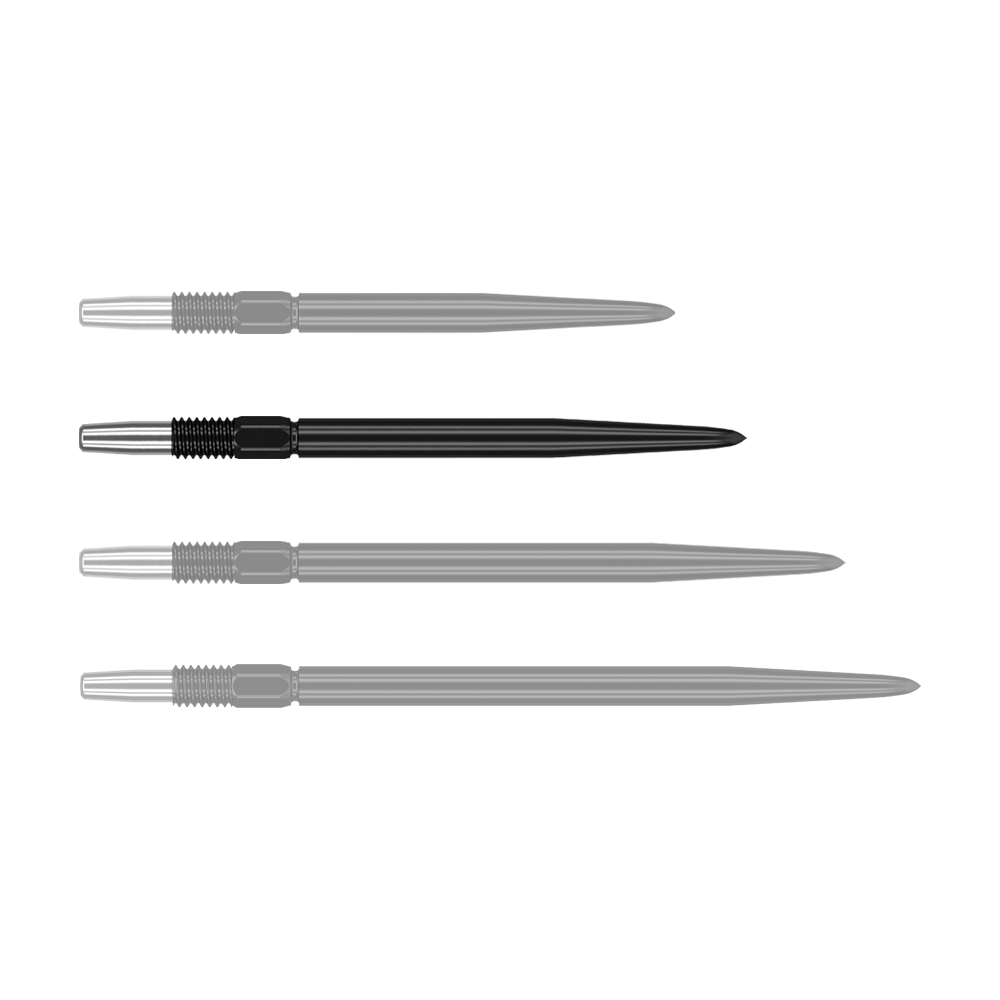 Richt op Swiss Point Black darttips