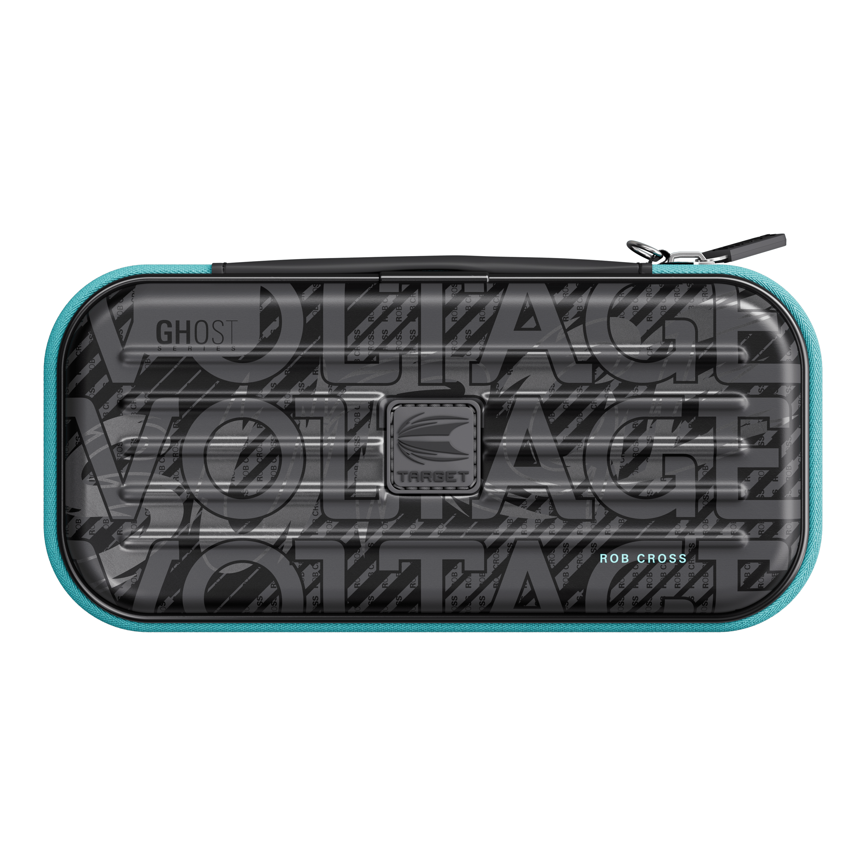 Zu sehen ist das Takoma Ghost Series Rob Cross Dartcase. Es hat ein modernes Design und schützt Dartpfeile unterwegs.