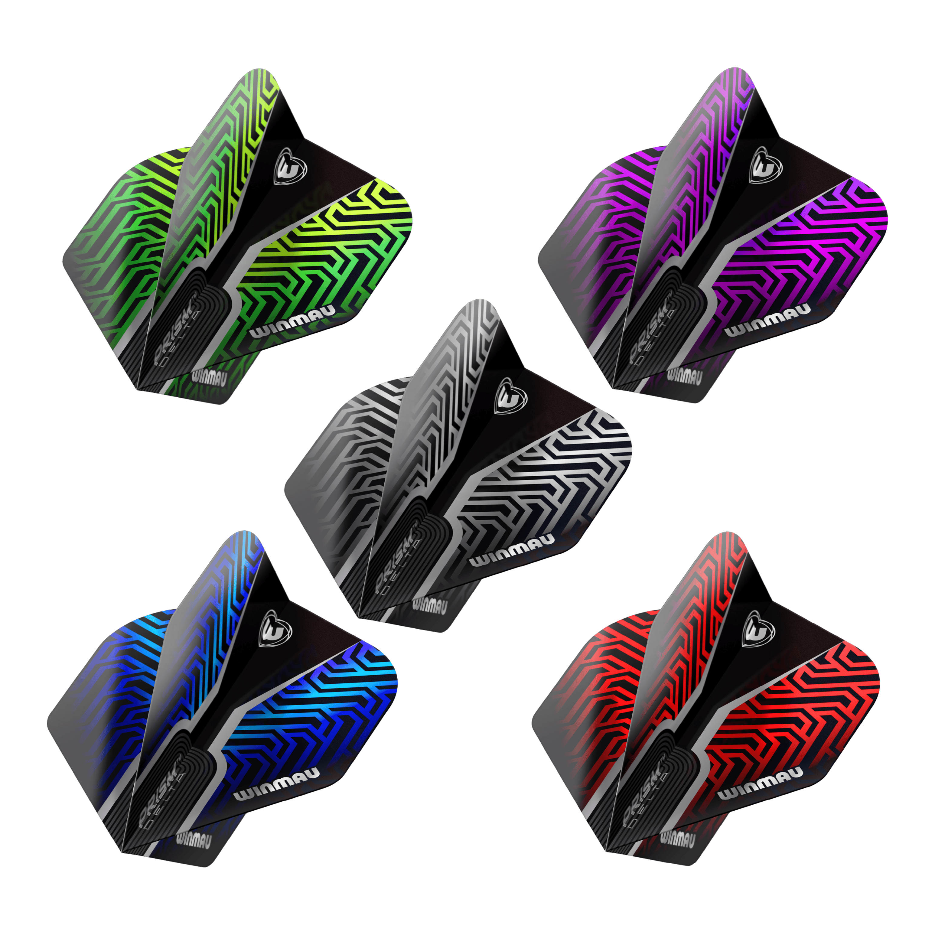 Collezione di voli standard Winmau Prism Delta No2 Abgebildet ist die Winmau Prism Delta No2 Standard Flight Collection. Die Flights sind für Dartpfeile konzipiert.