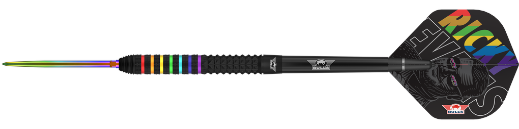 Šipky Bulls NL Ricky Evans Rapid 95 Convertible Point Steel Darts