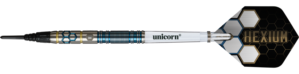 Unicorn Hexium Style 02 Niebiesko-złote miękkie lotki - 21 g