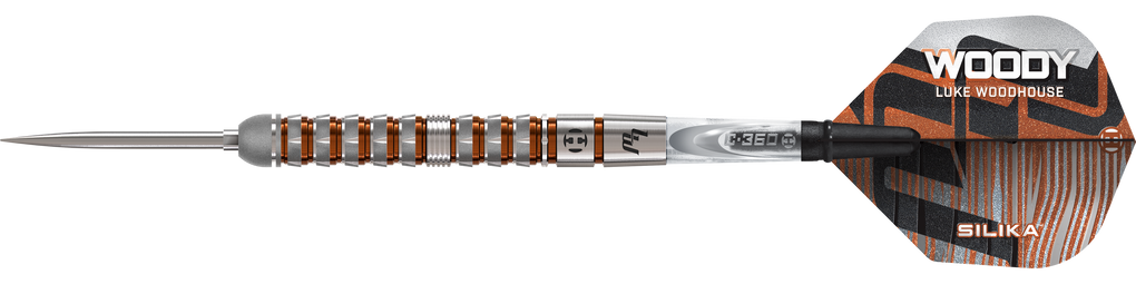 Dardos de acero Harrow Luke Woodhouse Serie 3 Quick Point