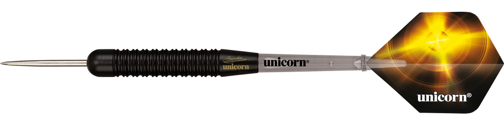 Freccette in acciaio Unicorn Black Brass Gary Anderson V1