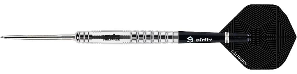 Ocelové šipky Caliburn Wolfpack W6 - 22g