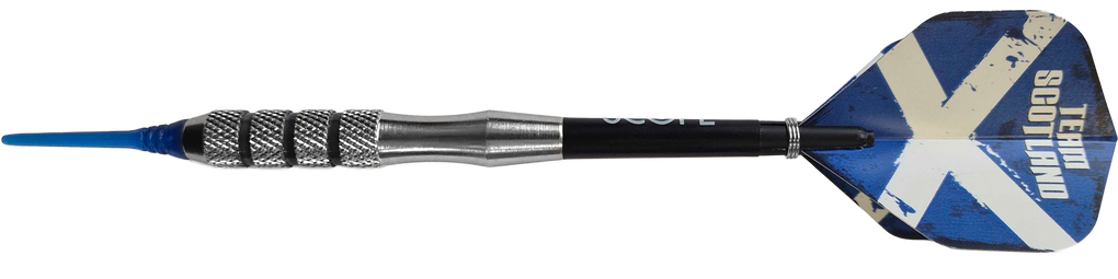 Dardos blandos de latón con la Cruz Escocesa de McDart - 18 g