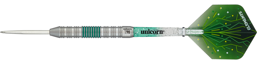 Unicorn T90 Core XL Zelené ocelové šipky