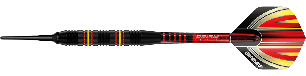 Winmau Outrage V2 Black Coated Brass Softdarts - 18g