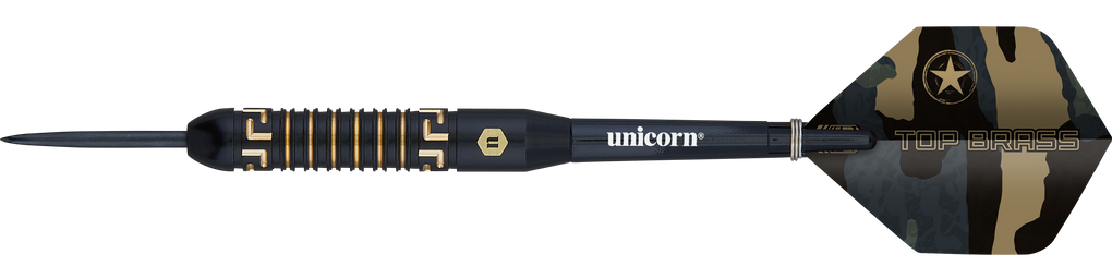 Fléchettes en acier Unicorn Top Brass V1 - 20 g