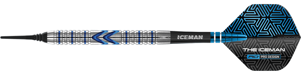 Šipky Red Dragon Gerwyn Price Iceman Midnight Edition měkké - 20g
