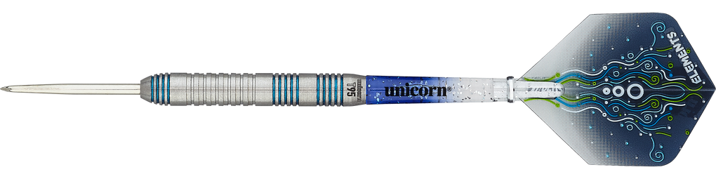 Dardos de acero Unicorn T95 Core XL Blue Style 2 - 23g