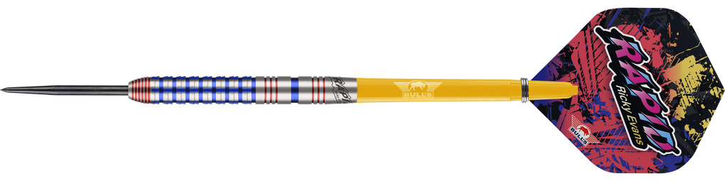 Dardos de acero Rapid Edition One de Ricky Evans de la Liga Nacional Bulls