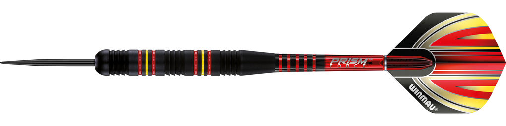 Fléchettes Winmau Outrage V2 Black Coated Brass Steel