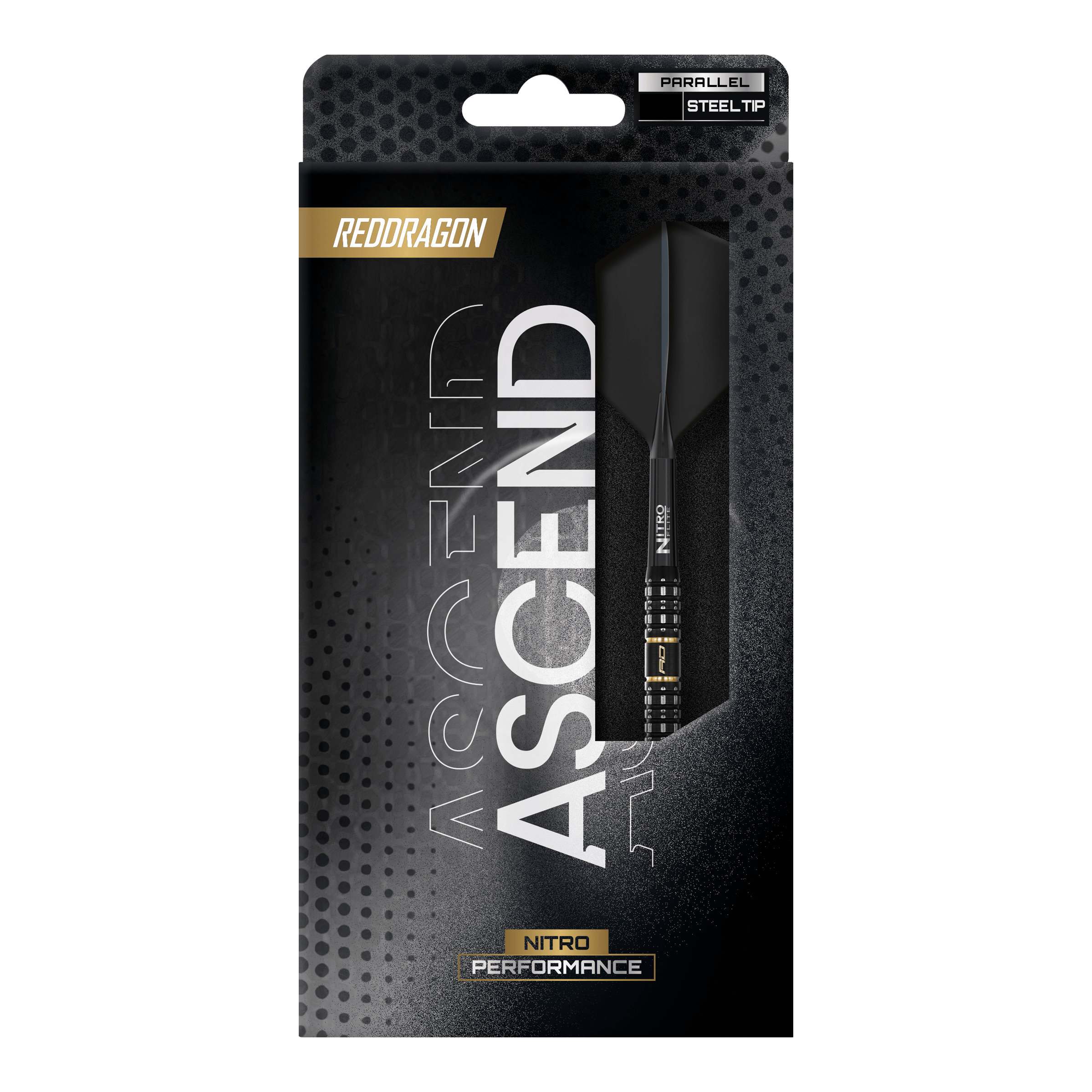 Dardos de acero paralelos Red Dragon Ascend Dieses Bild zeigt die Red Dragon Ascend Parallel Steeldarts. Die Steeldarts haben ein modernes Design und sind für Präzision beim Dartspiel gemacht.