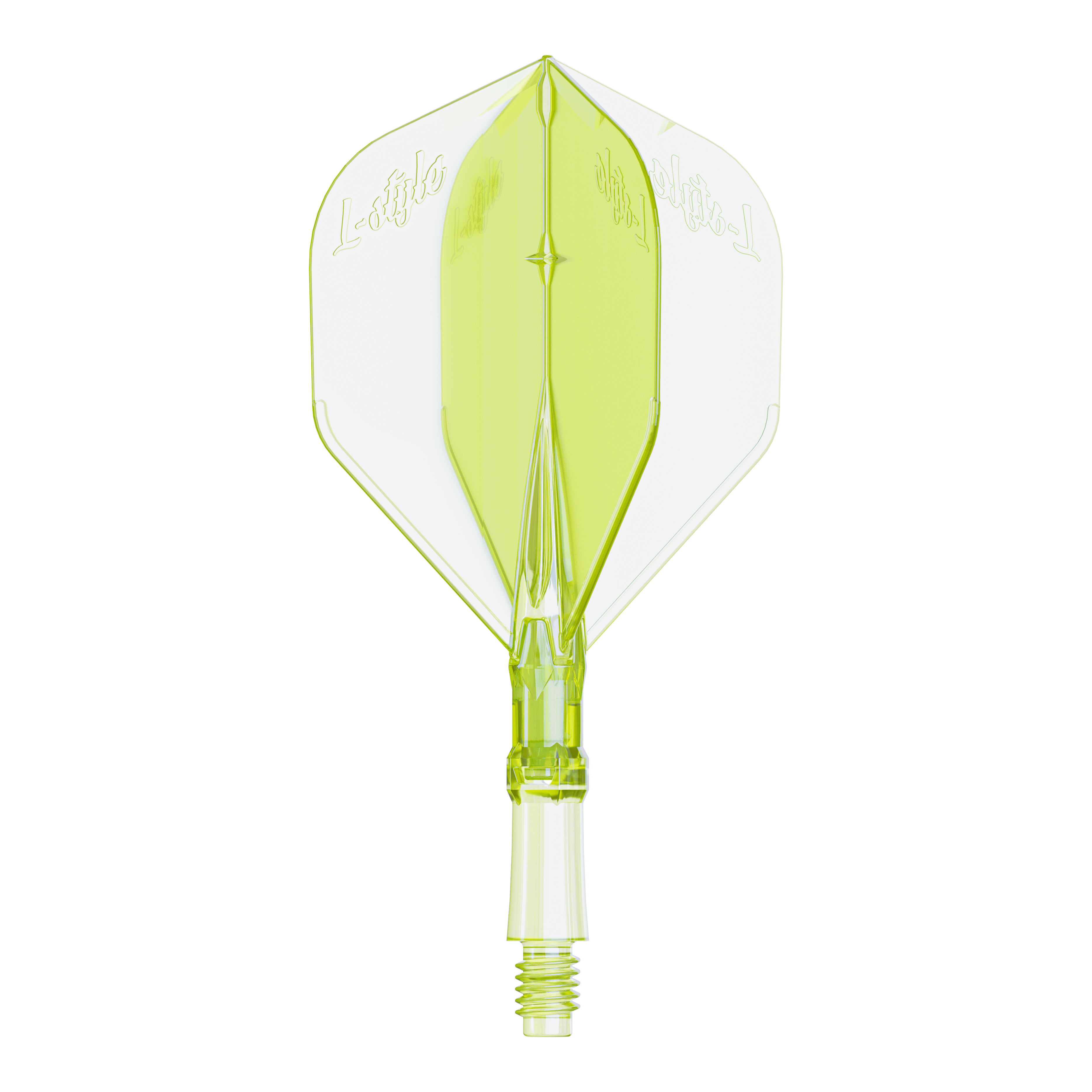 L-Style L-Sytem Flights - Neon Yellow- 190 Kleine Dart-Flights in auffälligem Neongelb, vermutlich für das L-System. Diese Flights bieten eine auffällige Farbalternative für Darts.