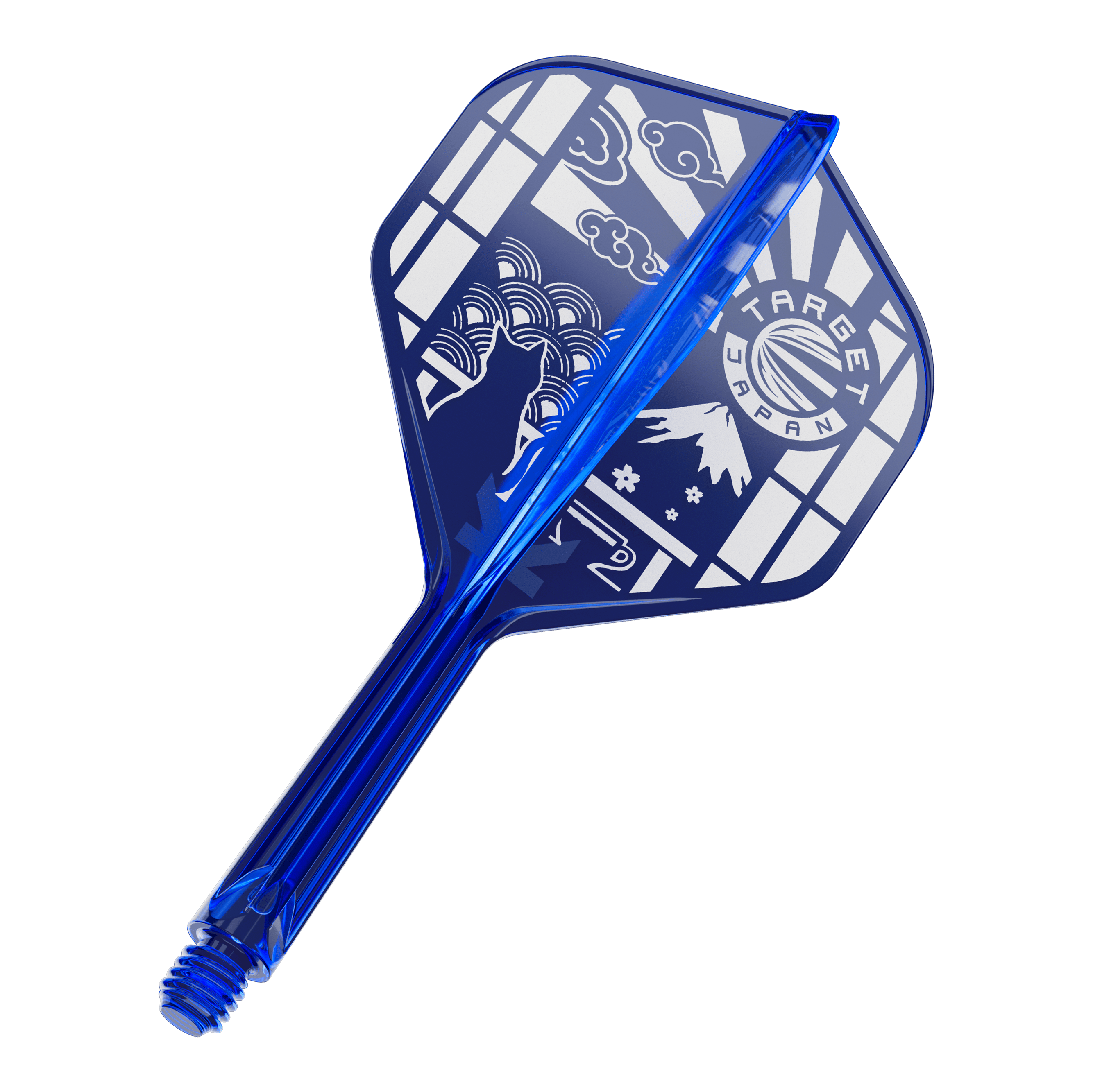 Ein Produktbild von Target Japan K-Flex Blue Limited No2 Flights 26mm ist zu sehen. Das Produkt ist in blauer Farbe gestaltet.