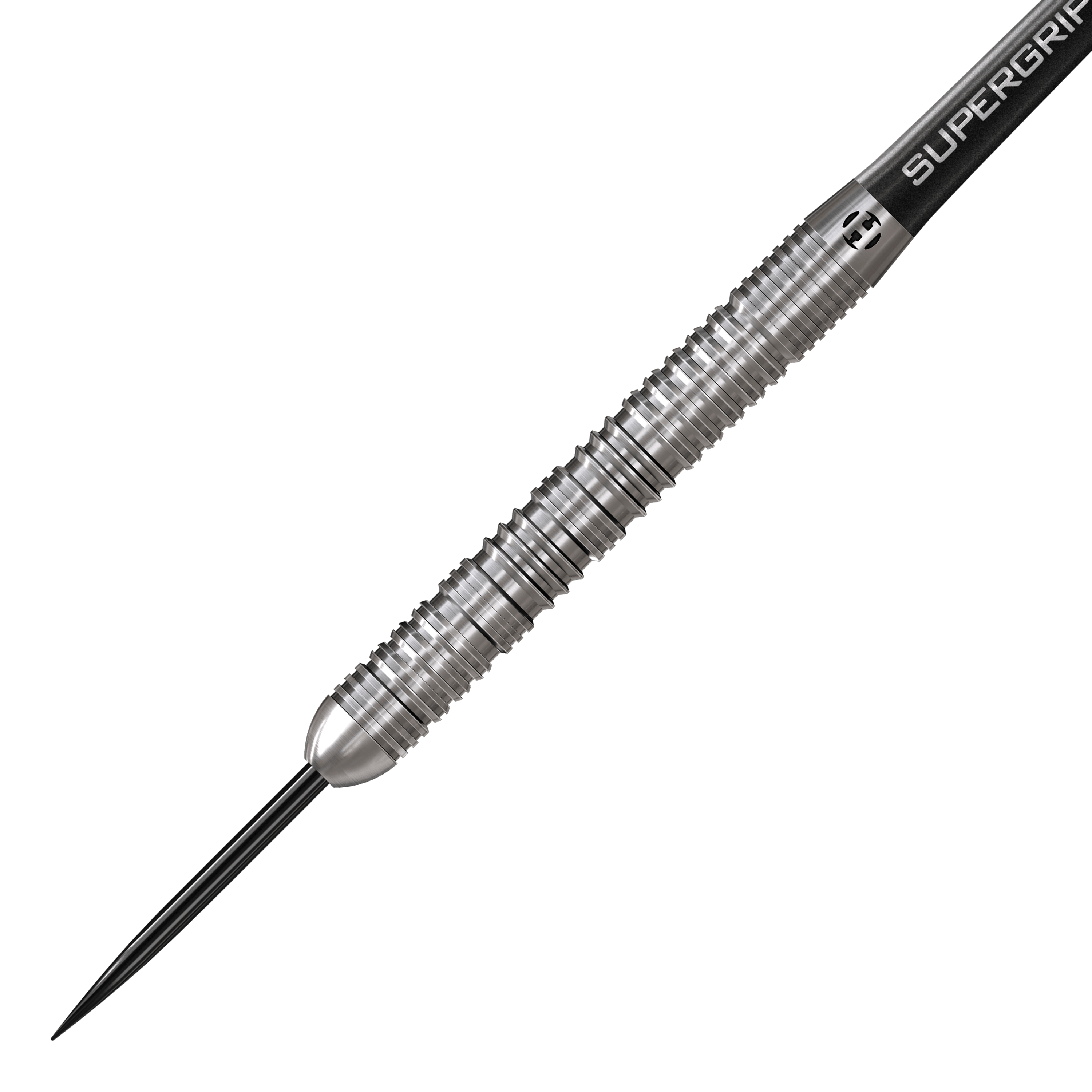 Fléchettes en acier Harrows Impact Zu sehen ist ein weiteres Detailfoto von Harrows Impact Steeldarts. Die hochwertige Verarbeitung der Darts ist deutlich erkennbar.