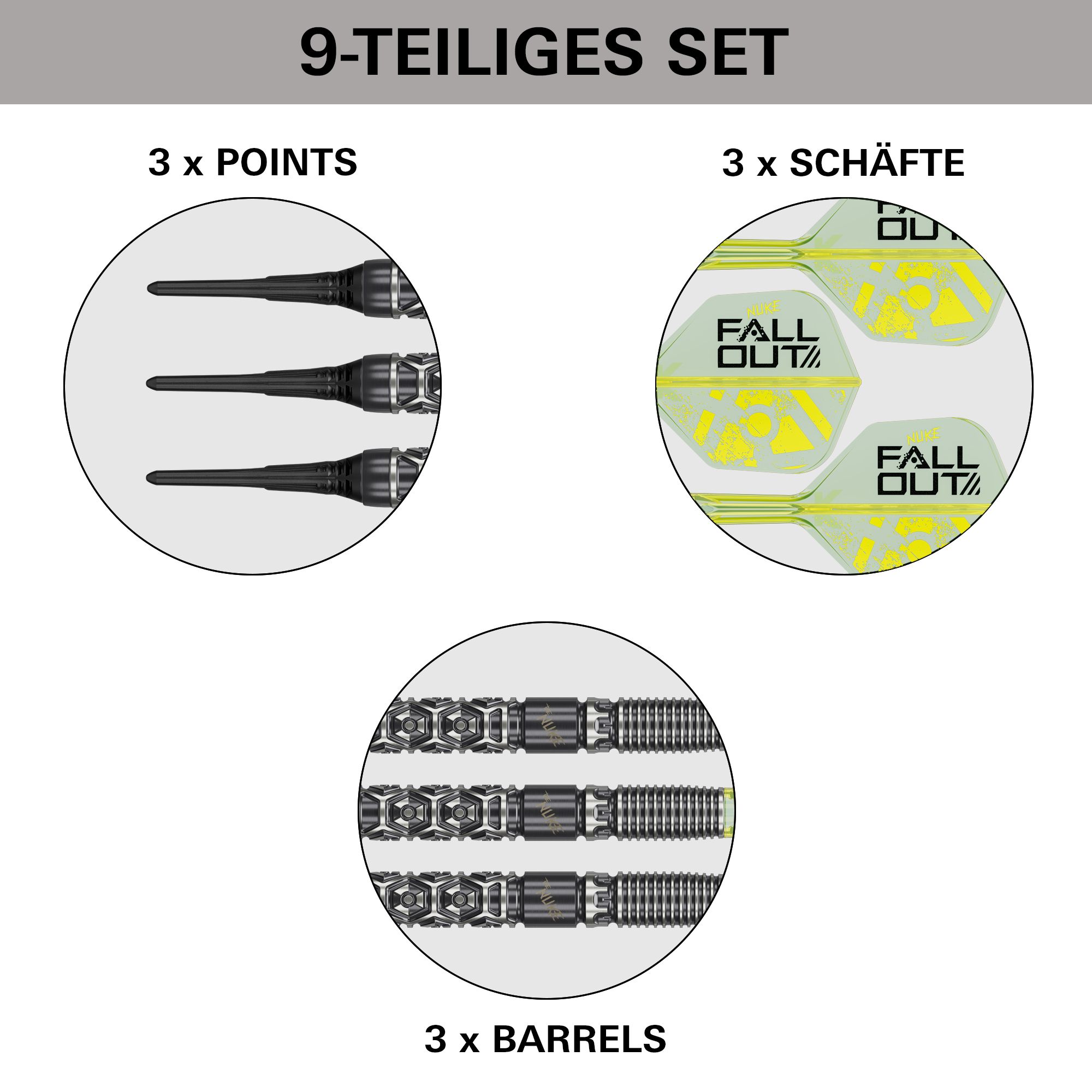 Target Luke Littler Nuke Fallout Softdarts - 19g