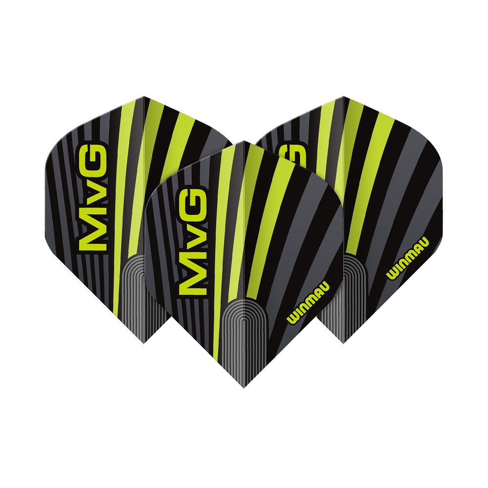 Letky Winmau Prism Delta MvG šedozelené č. 2 Standardní Dieses Bild zeigt Winmau Prism Delta MvG Grey Green No2 Standard Flights. Sie eignen sich für den Einsatz an Dartpfeilen.