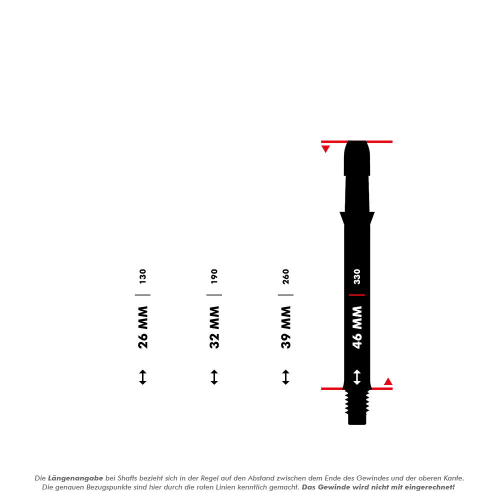 L-Style L-Shafts Silent Straight - Weiß