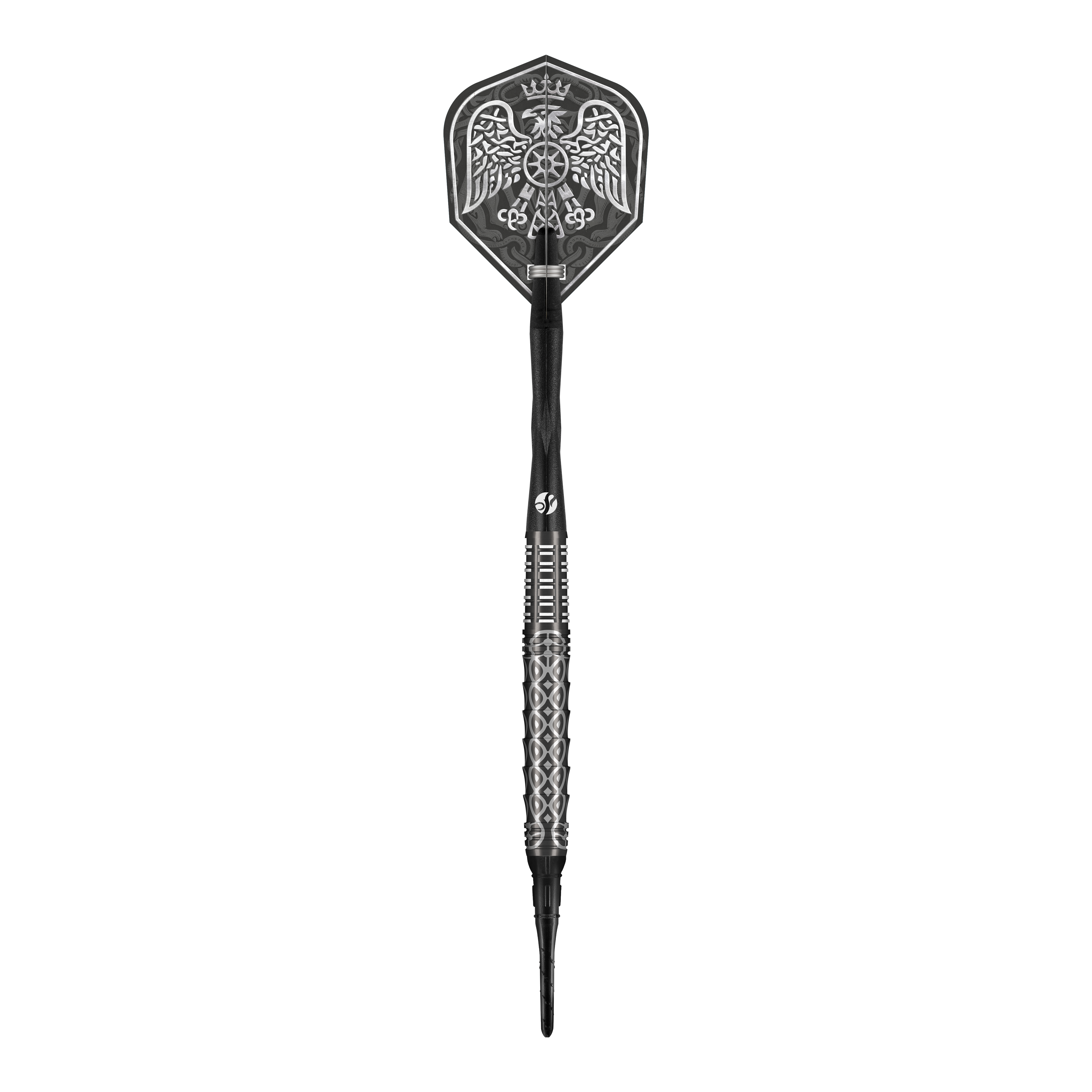 Dardos blandos Shot Goths Wulfaz - 20 g Das Bild zeigt die Shot Goths Wulfaz Softdarts mit 20g Gewicht. Die Darts sind speziell für Softdartspiele entworfen.