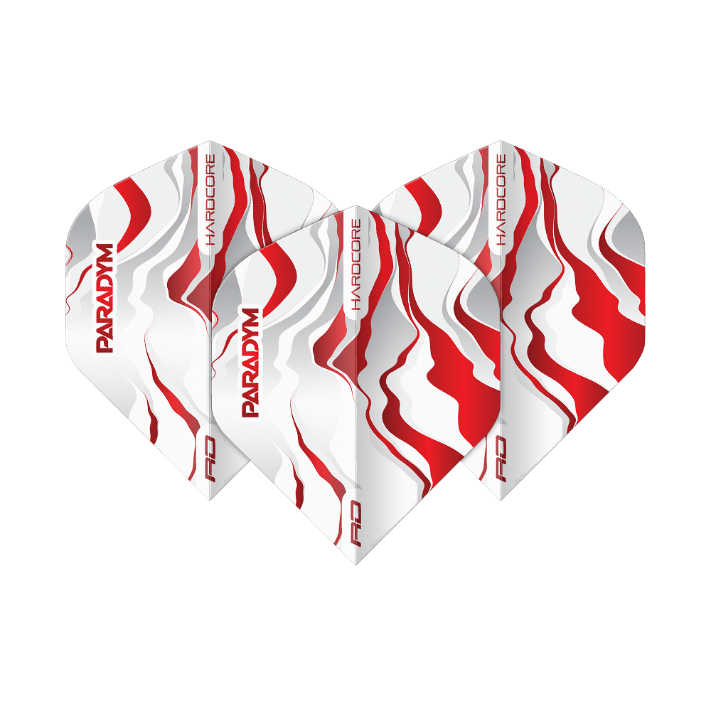 Red Dragon Hardcore Premium Paradym Red Premium No2 Standardní letky Abgebildet ist ein Set Red Dragon Hardcore Premium Paradym Red Premium No2 Standard Flights. Das Produkt zeigt hochwertige Dart-Flights in Standardgröße.