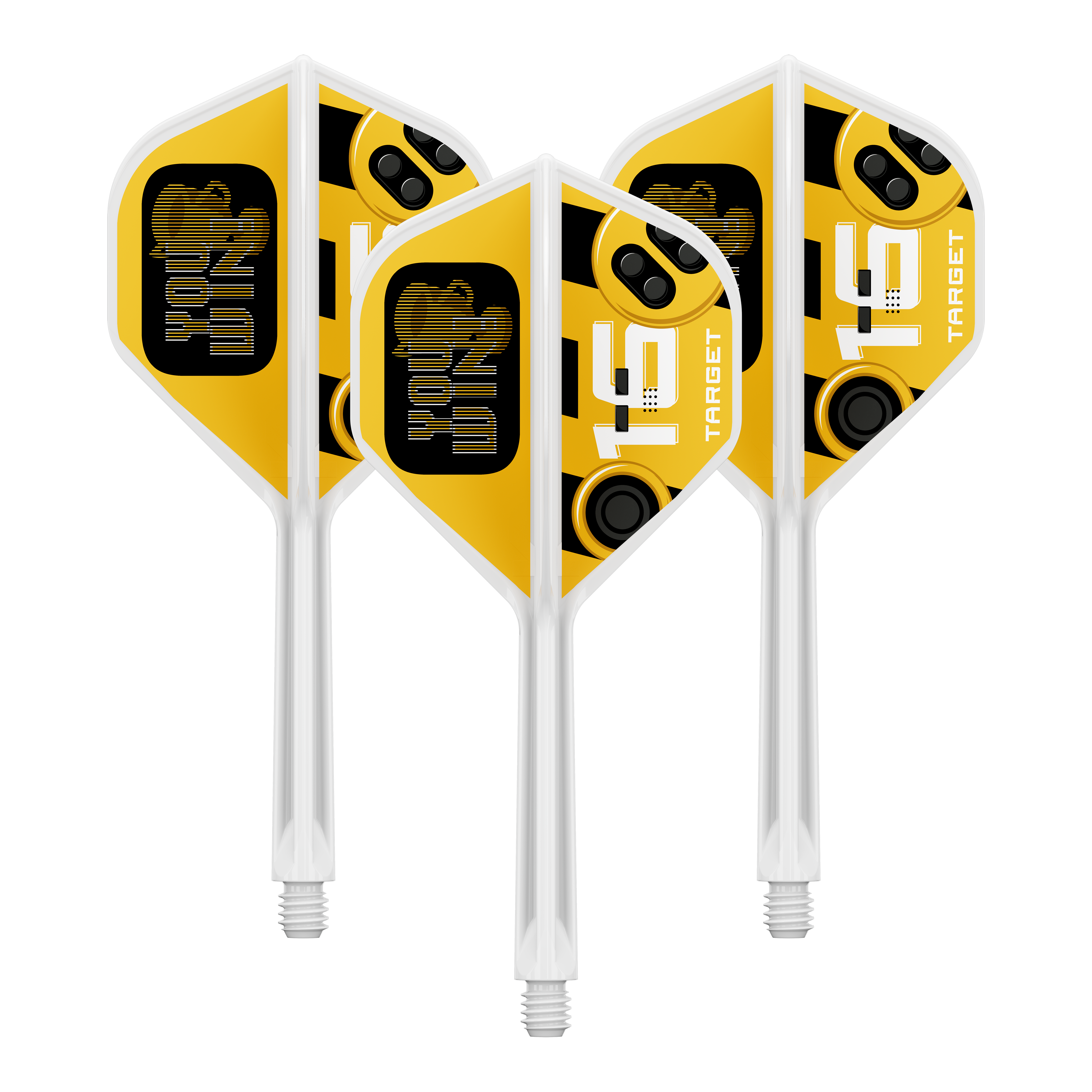 Target K-Flex You Win No2 Standard Flights Das Bild zeigt einen Artikel mit dem Dateinamen 410593_Target_K-Flex_YouWin_No2_Standard_Flights_33mm_1Set. Wahrscheinlich ist es ein Set von Dart-Flights in 33mm Größe.