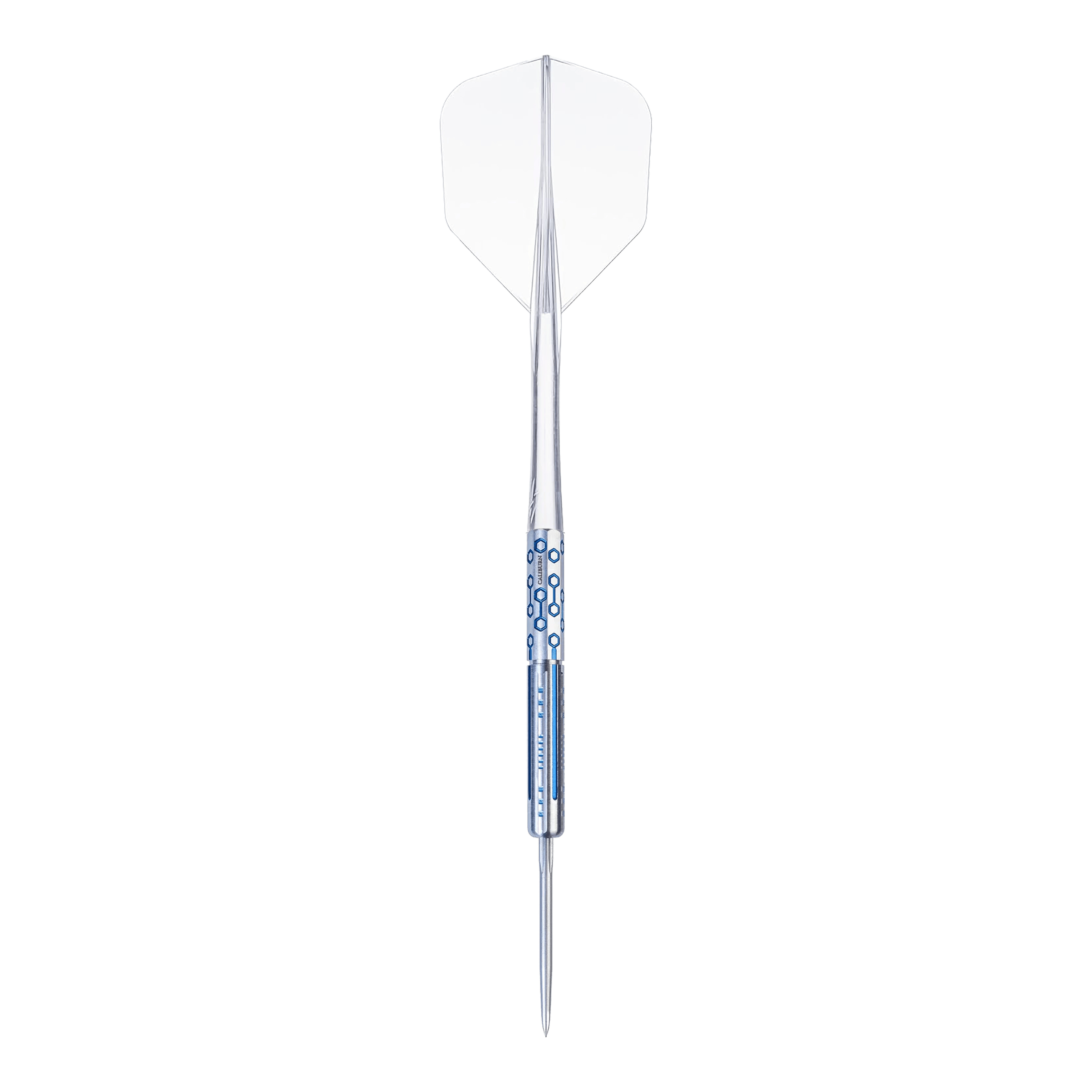 Caliburn Starships Series Demeter Steeldarts - 23 g Das Bild zeigt einen einzelnen Caliburn Starships Series Demeter Steeldart mit 23g Gewicht. Der Dart zeichnet sich durch sein modernes Design aus.