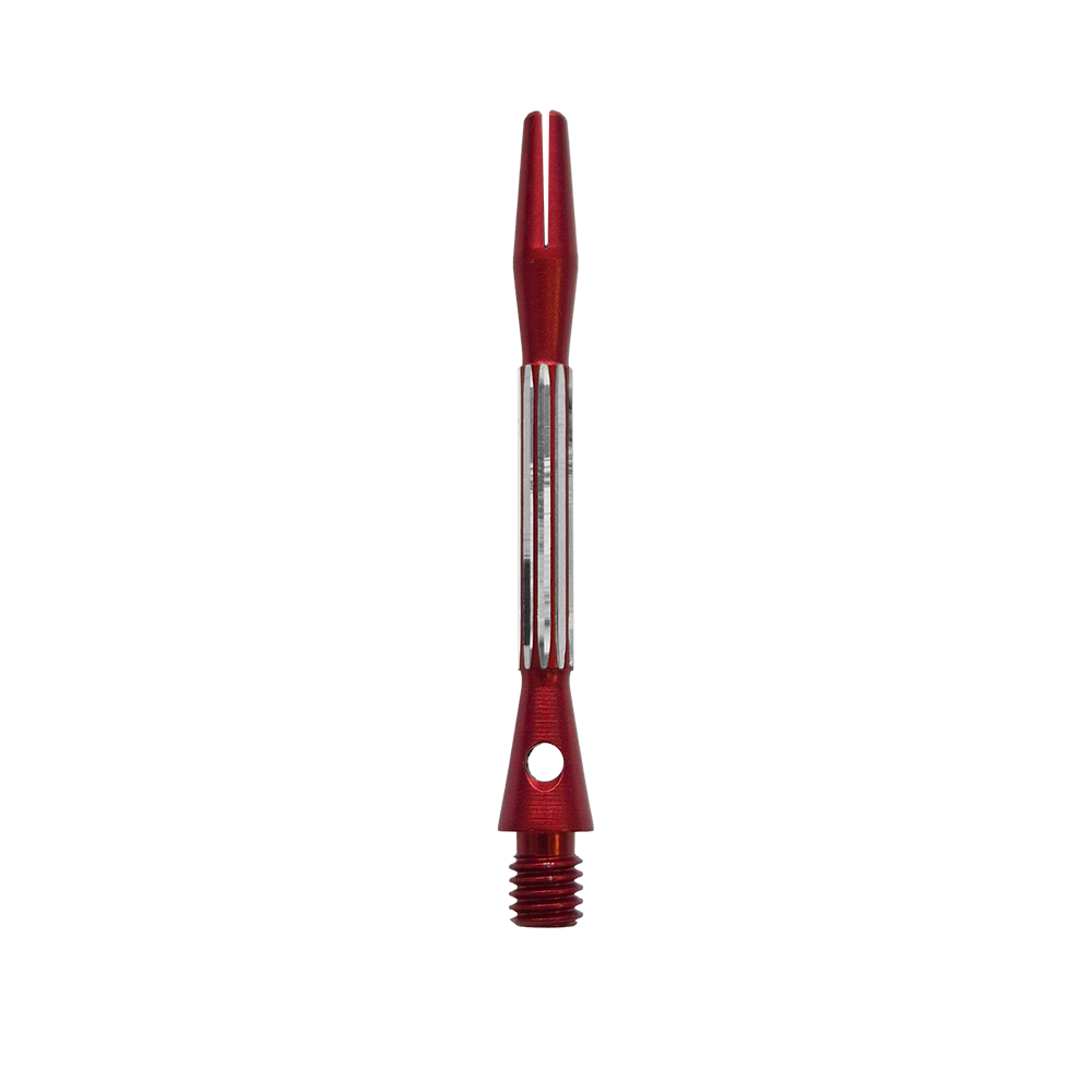 Bulls NL Flash 2 Aluminium Shafts - Rot - 46 mm Das Foto zeigt die Bulls NL Flash 2 Aluminium Shafts in Rot, 46 mm lang. Die Shafts sorgen für mehr Haltbarkeit bei Dartpfeilen.