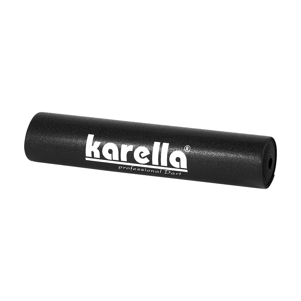 808701_Karella_Dartmatte_Eco-Star_2 Karella Dartmatte Eco-Star. Abgebildet ist eine Dartmatte mit markiertem Wurfbereich.