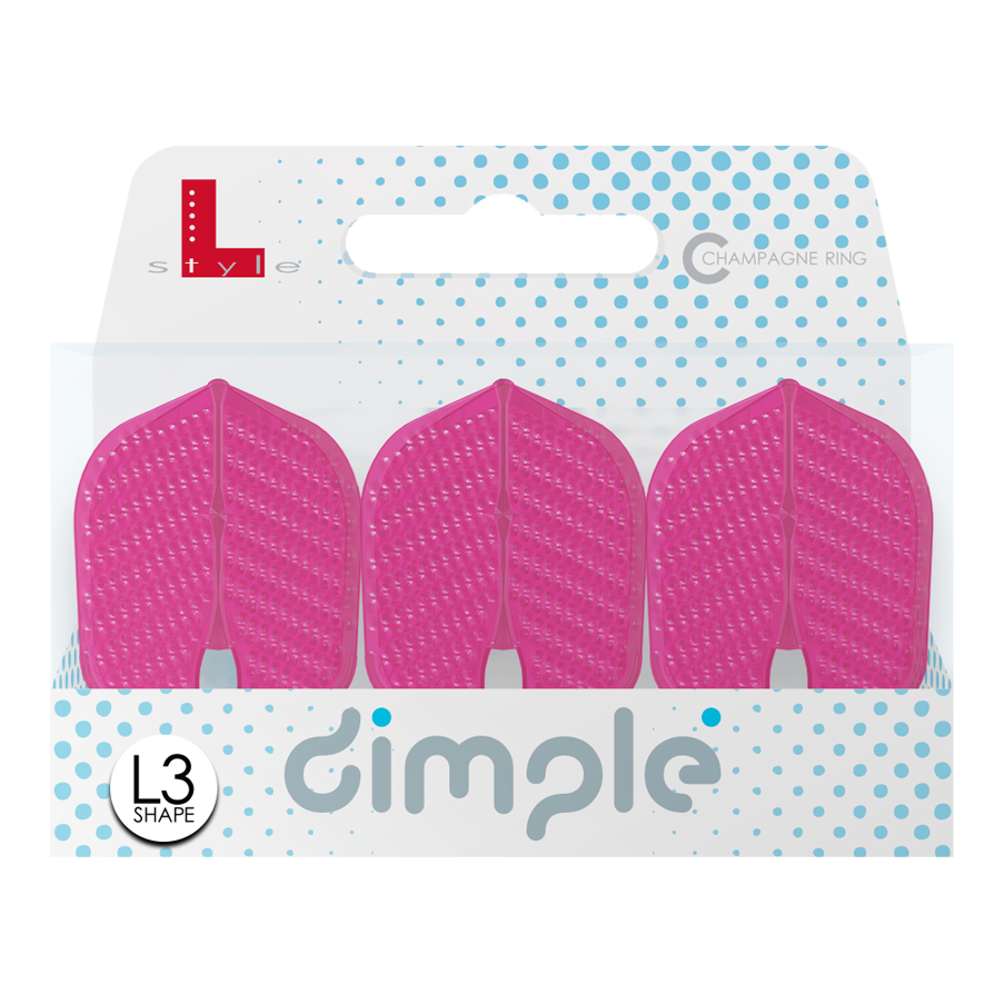 L-Style Flights Dimple Champagne L3PRO Shape