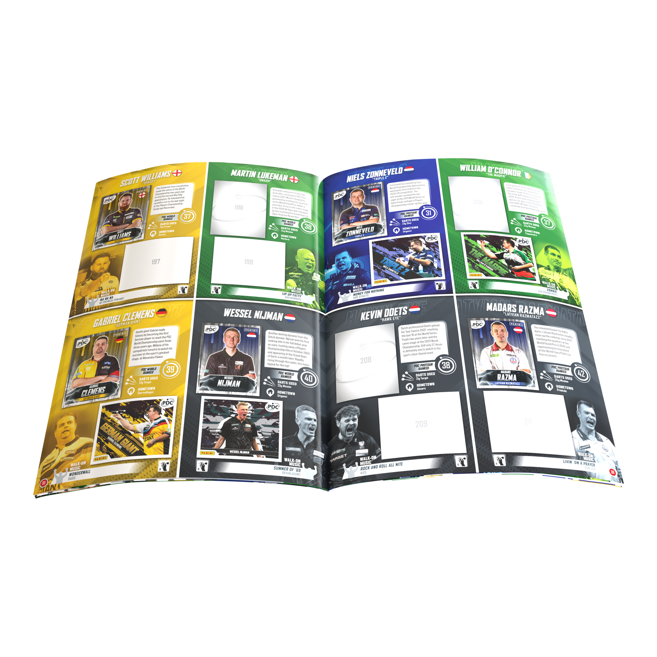 Panini PDC World Darts Championship 2025/26 - Official Sticker ...