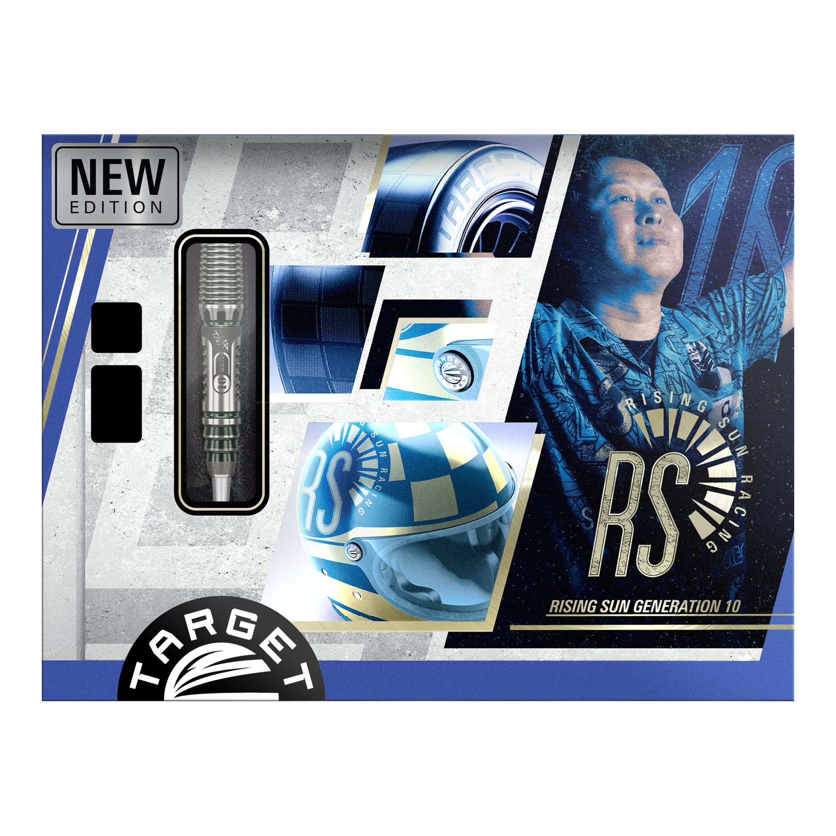 Target Japan Rising Sun GEN 10.5 Swiss Point Steeldarts Das Bild zeigt die Target Japan Rising Sun GEN 10.5 Swiss Point Steeldarts. Die Darts sind stilvoll und für Präzisionsspiele geeignet.