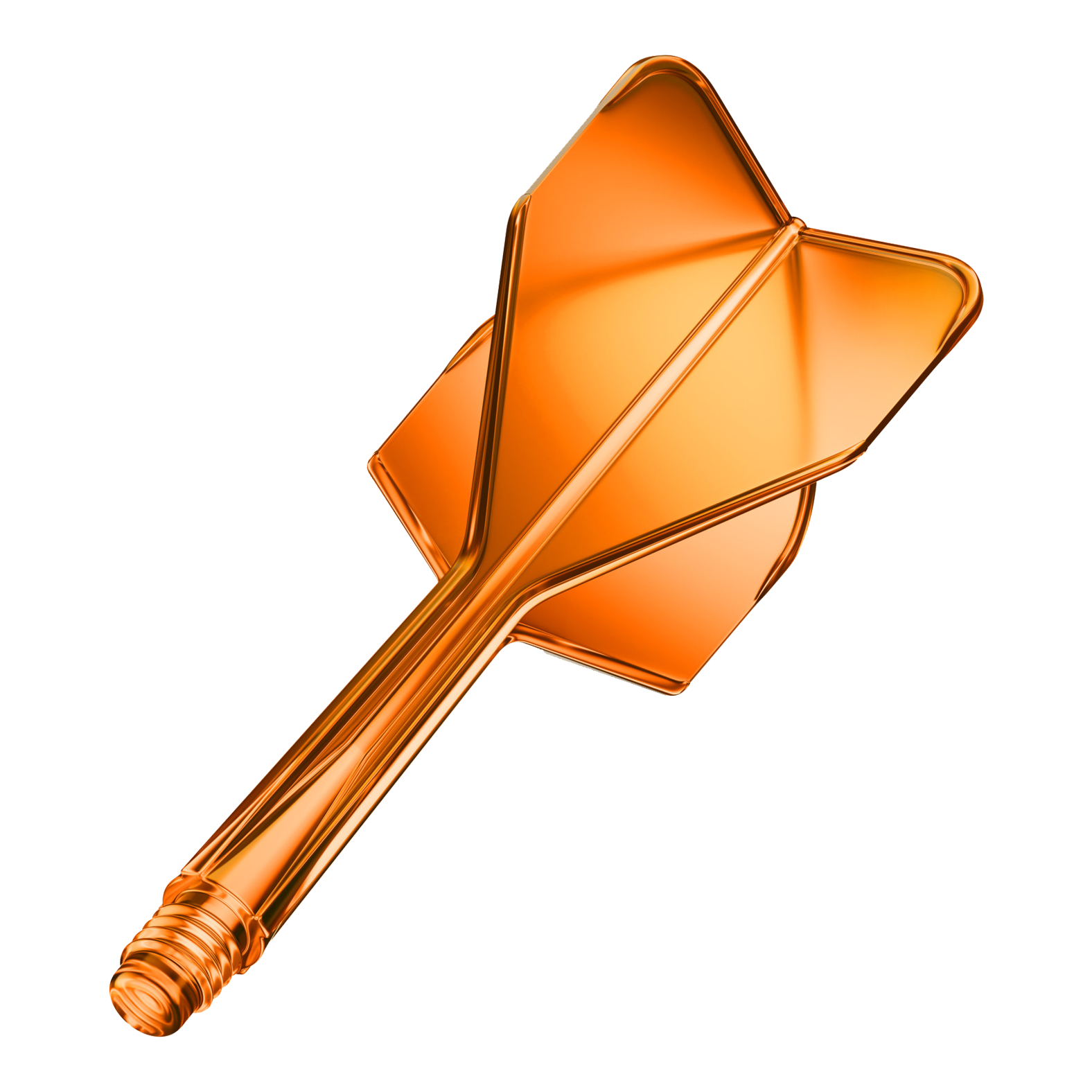 Systém letmých hřídelí GOAT A1R No6 - neonově oranžová Dieses Bild zeigt das GOAT A1R No6 Flight-Shaft-System in Neon Orange. Es handelt sich um einen Dart-Schaft mit Flug, präsentiert einzeln.