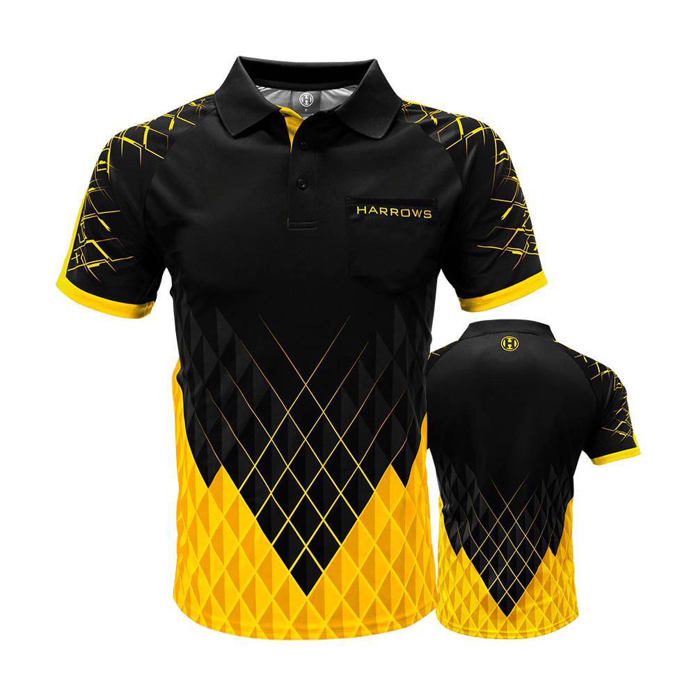 Harrows Paragon Dart Shirt - Yellow