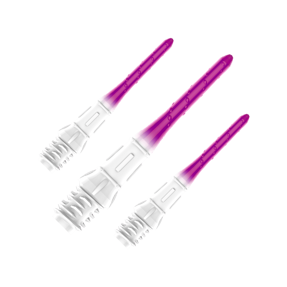 Końcówki do brwi L-Style Premium Lippoint Gradiation Dart Tips (opakowanie 30 sztuk) Dieses Bild zeigt ein Set der L-Style Premium Lippoint Gradiation Dartspitzen 30er Pack Grape. Mehrere Dartspitzen sind zusammen abgebildet.