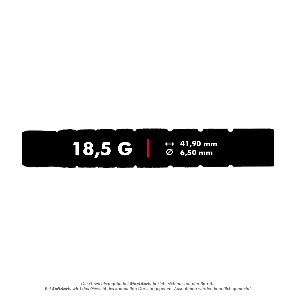 McDart 85 Tungsten V23 měkké šipky - 18,5g