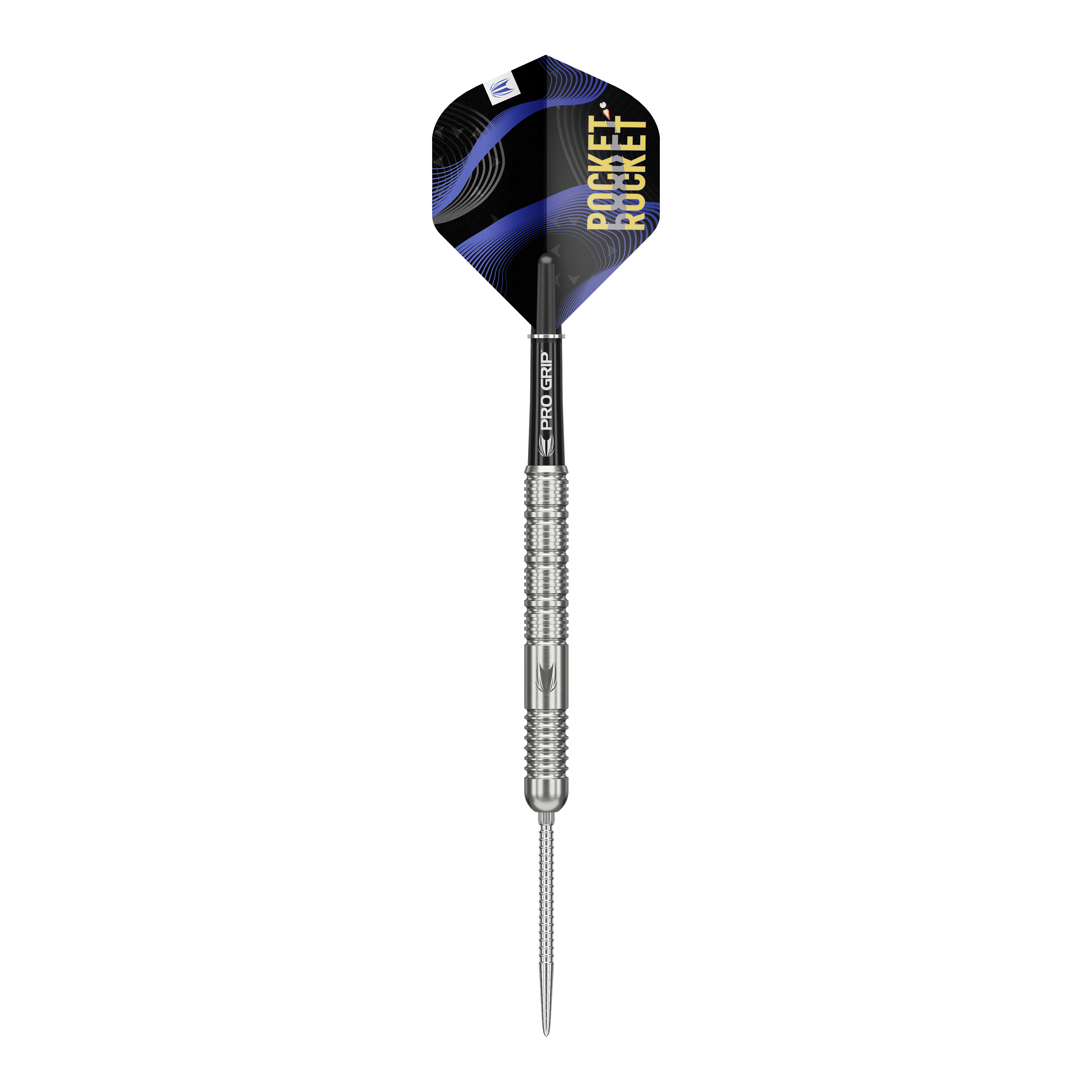 Fléchettes en acier Target Justin Hood Swiss Points - 23 g Die Abbildung zeigt die Target Justin Hood Swiss Points Steeldarts mit 23 Gramm. Das Design des Produkts ist optisch ansprechend und speziell für Dartspieler entwickelt.