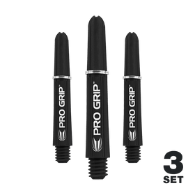 Wałki Target Pro Grip — 3 zestawy — czarne