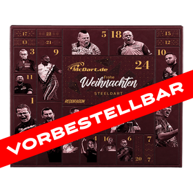 McDart Premium Adventskalender 2026 für Steeldart-Spieler